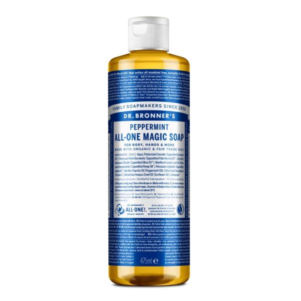 Jabón corporal menta Dr.Bronner´s